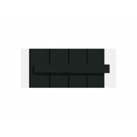 Eastbrook Universal Flat Style Towel Hanger 280mm Matt Black   89.0293