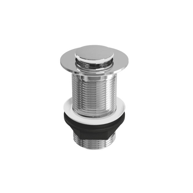 Eastbrook  Unslotted Push Button Basin Waste Chrome   14.531