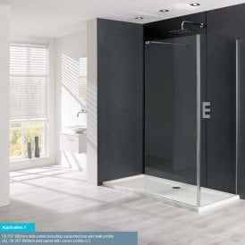 Eastbrook Valliant Walk In 760mm x 1950mm C 8mm Silver   58.365