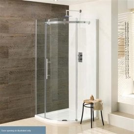Eastbrook Vanguard 10mm Quadrant 900mm x 900mm x 2000mm Silver   58.257