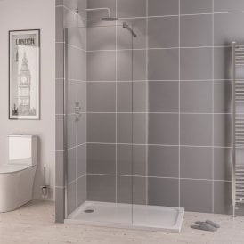 Eastbrook Vantage 2000 6mm Walk In Panel 500mm x 2000mm Chrome   49.1019