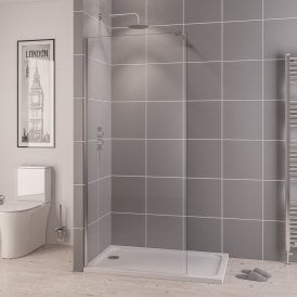Eastbrook Vantage 2000 6mm Walk In Panel 900mm x 2000mm Chrome   49.1023