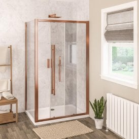 Eastbrook Vantage 2000 8mm 900mm Side Panel Brushed Bronze 49.7098