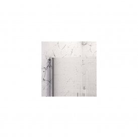 Eastbrook Vantage 2000 8mm Fluted Glass Walk In Panel 1000mm x 2000mm Chrome   49.5114