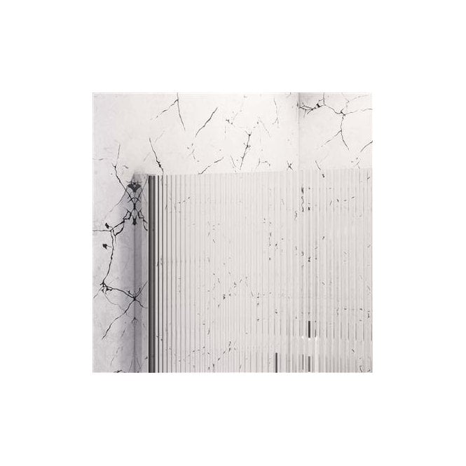 Eastbrook  Vantage 2000 8mm Fluted Glass Walk In Panel 1100mm x 2000mm Chrome   49.5117