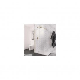Eastbrook Vantage 2000 8mm Walk In 300mm x 2000mm Brushed Brass   49.1111