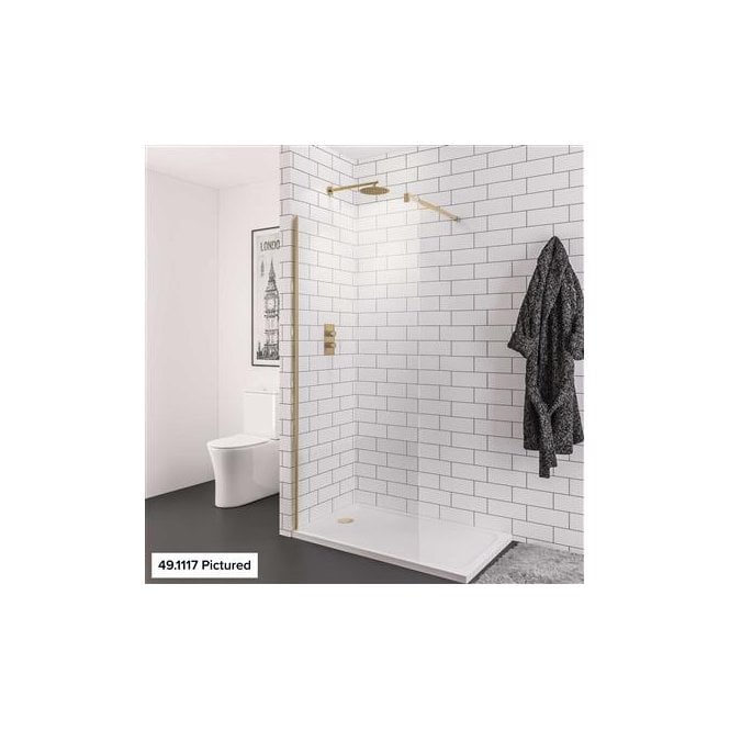 Eastbrook  Vantage 2000 8mm Walk In 760mm x 2000mm Brushed Brass   49.1114