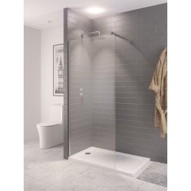 Eastbrook Vantage 2000 8mm Walk In Panel 1300mm x 2000mm Chrome   49.2038