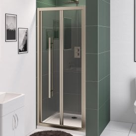 Eastbrook Vantage 2000 Easy Clean Bi-Fold Door 760mm Brushed Brass   49.5021