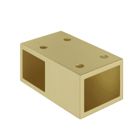 Eastbrook Vantage 2000 T-Piece Connector Brushed Brass   49.1124