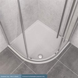 Eastbrook Vantage 40mm Quadrant Tray 900mm x 900mm   48.1046