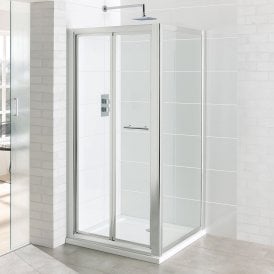 Eastbrook Vantage Easy Clean Bi-Fold Door 900mm Silver   69.0114
