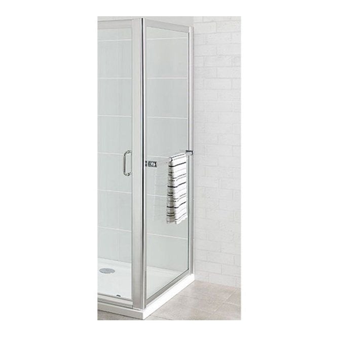 Eastbrook  Vantage Easy Clean Side Panel C/W Towel Rail 760mm Silver   69.0097