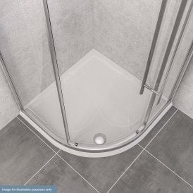 Eastbrook Vantage Legs & Panel For 700mm-900mm Quadrant Trays   48.1065