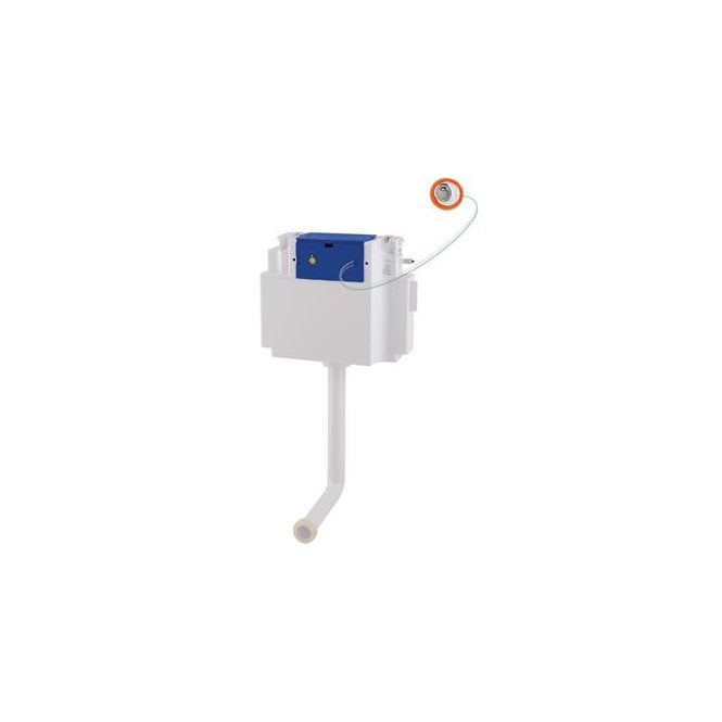 Eastbrook  Vantage Plain Hidden Cistern CP Push Button No Jacket   17.001