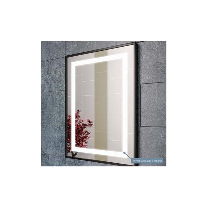 Eastbrook  Varano 600mm x 800mm LED Mirror Black Frame   40.1019