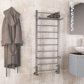 Eastbrook Velino Stainless Steel Towel Rail 1200mm x 500mm Mirror Polished   41.1113