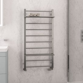 Eastbrook Velino Stainless Steel Towel Rail 1200mm x 600mm Brushed   41.1118