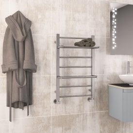 Eastbrook Velino Stainless Steel Towel Rail 800mm x 500mm Mirror Polished   41.1111
