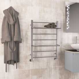 Eastbrook Velino Stainless Steel Towel Rail 800mm x 600mm Mirror Polished   41.1112