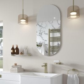 Eastbrook Verzino 1000mm x 500mm Oval Plain Mirror 40.1043