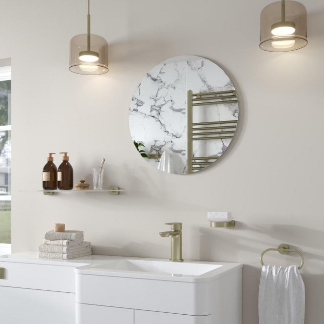 Eastbrook  Verzino 600mm x 600mm Round Plain Mirror 40.1044