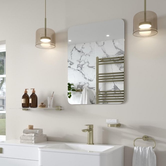 Eastbrook  Verzino 800mm x 600mm Square Plain Mirror 40.1042