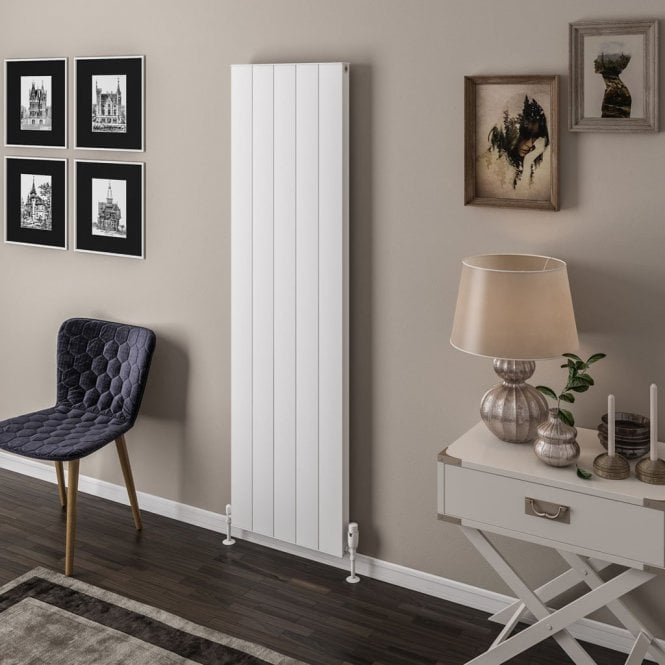 Eastbrook  Vesima 1800mm x 503mm Aluminium Radiator Matt White   86.0086