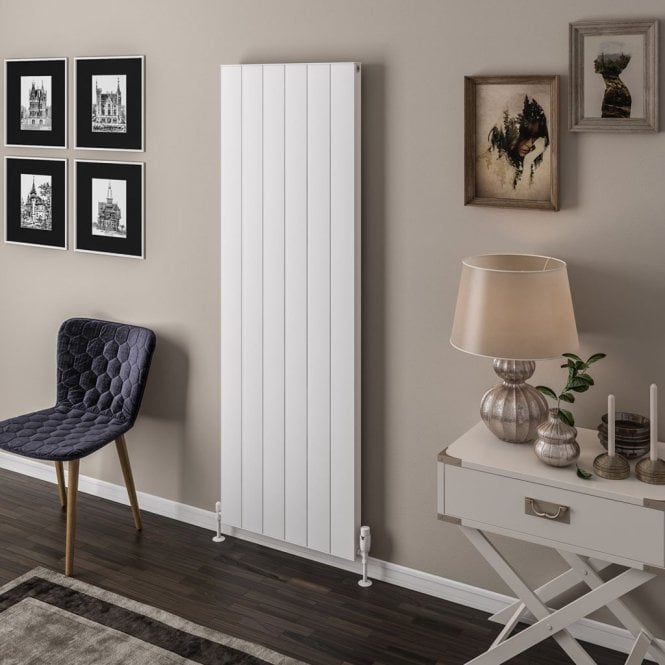 Eastbrook  Vesima 1800mm x 603mm Aluminium Radiator Matt White   86.0476