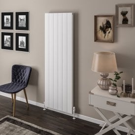 Eastbrook Vesima 1800mm x 603mm Aluminium Radiator Matt White   86.0476