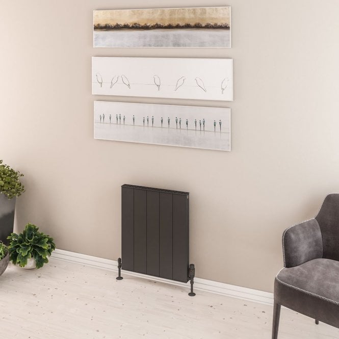 Eastbrook  Vesima 600mm x 503mm Aluminium Radiator Matt Anthracite   86.0090