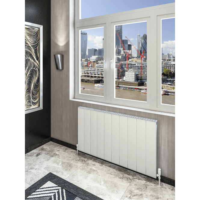Eastbrook  Vesima 600mm x 503mm Aluminium Radiator Matt White   86.0089