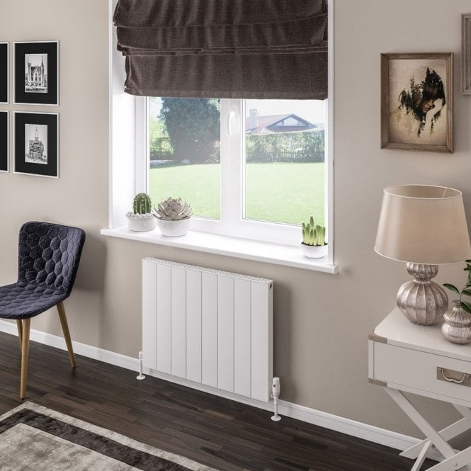 Eastbrook  Vesima 600mm x 803mm Aluminium Radiator Matt White   86.0095
