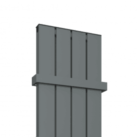 Eastbrook Vesima Towel Hanger 403mm Matt Anthracite   89.0199