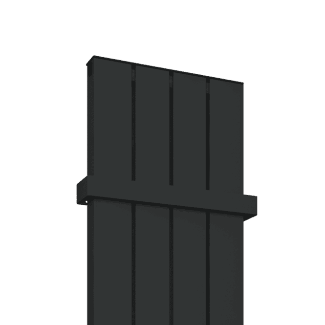 Eastbrook  Vesima Towel Hanger 403mm Matt Black   89.0202