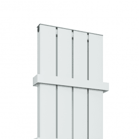 Eastbrook Vesima Towel Hanger 403mm Matt White   89.0196