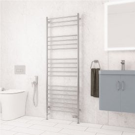 Eastbrook Violla II 1630mm x 600mm Stainless Steel Towel Rail Brushed   41.0891
