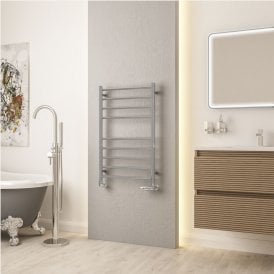 Eastbrook Violla II 790mm x 500mm Stainless Steel Towel Rail Mirror Polished   41.0880