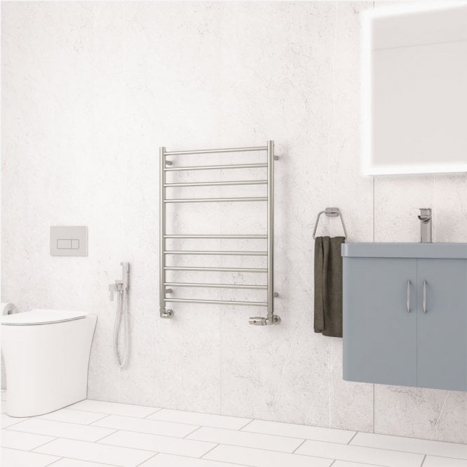 Eastbrook  Violla II 790mm x 600mm Stainless Steel Towel Rail Brushed   41.0887