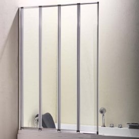 Eastbrook Volente 1000mm 4 Fold Screen Silver   58.700