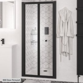Eastbrook Volente 1000mm Bifold Door Matt Black 58.515