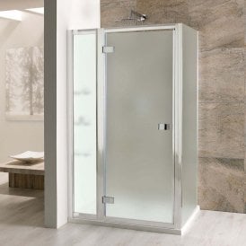 Eastbrook Volente 1000mm Frosted Hinged Door Silver/Frosted   58.041