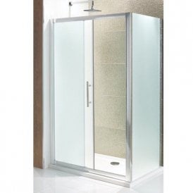 Eastbrook Volente 1000mm Side Panel Frosted Silver/Frosted   58.028