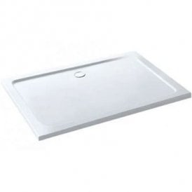 Eastbrook Volente 1000mm x 700mm ABS Stone Resin Tray White   158.625