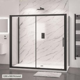 Eastbrook Volente 1100mm Slider Matt Black 58.486