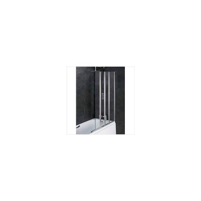 Eastbrook  Volente 1250mm 1 Fixed & 4 Folding Panels Left Hand Silver   58.711L