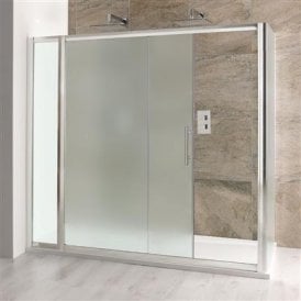 Eastbrook Volente 1400mm Slider Frosted Silver/Frosted   58.018