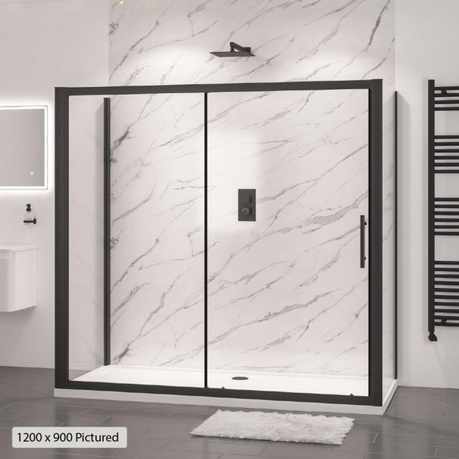 Eastbrook  Volente 1800mm Slider Matt Black 58.489