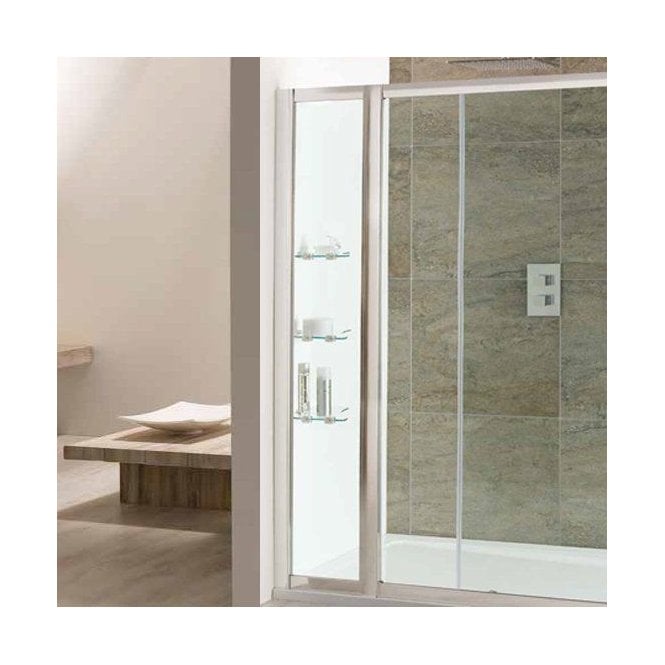 Eastbrook  Volente Inline Panel With Shelves Silver   58.011