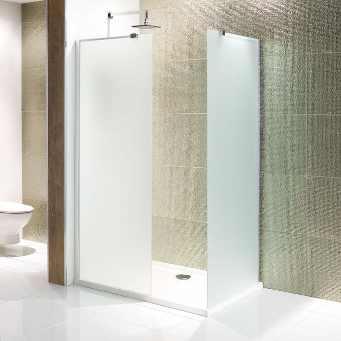 Eastbrook  Volente Walk In 760mm Frosted Panel Silver/Frosted   58.034